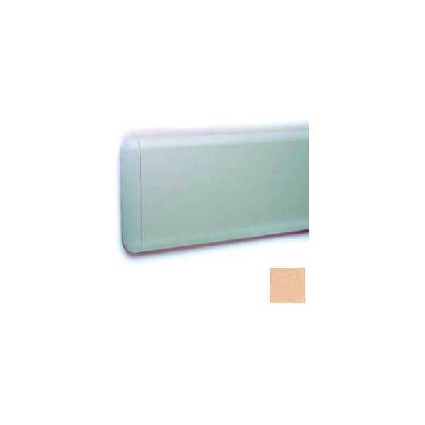 Pawling Wall Guard W/Rounded Top & Bottom Edges, Aluminum Retainer, 7-3/4"H x 12'L, Toffee WG-8-12-113 - main